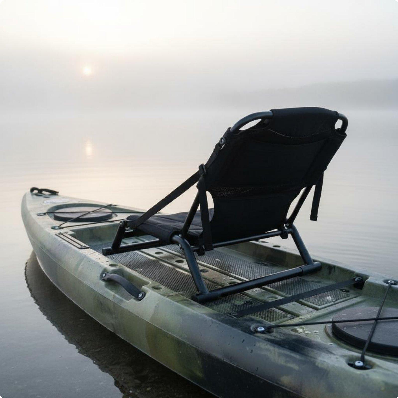 Fishing Boat Seat - Asiento de kayak resistente, silla plegable