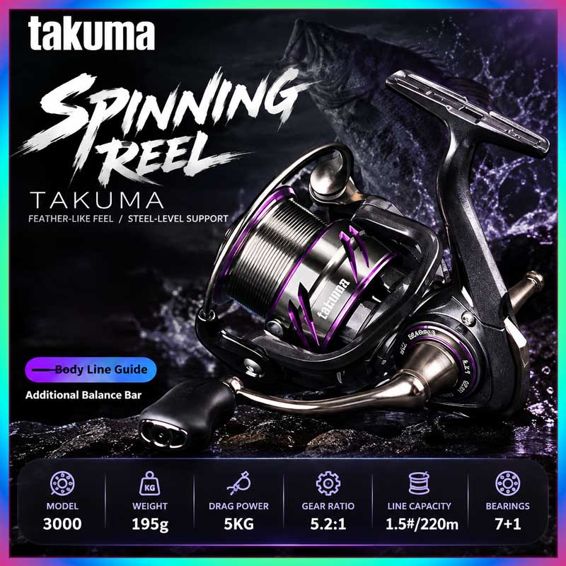 Carrete de pesca Takuma Lingxi - Fishing Boat Steering Wheel reseña y precio